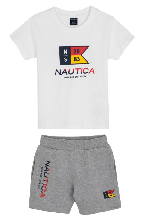 סט מכנסי טרנינג וחולצה לילדים (2-7)