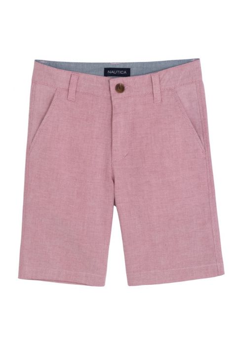 מכנסי ברמודה עם שני כיסי צד לנערים (8-16)