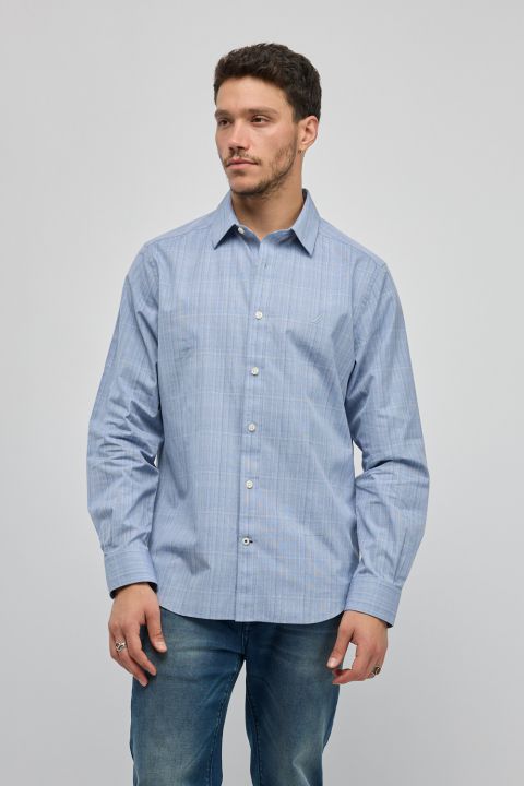 חולצה מכופתרת עם שרוולים ארוכים Nautica לגברים