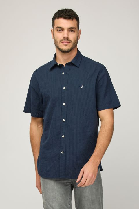 חולצת בד קצרה לגברים