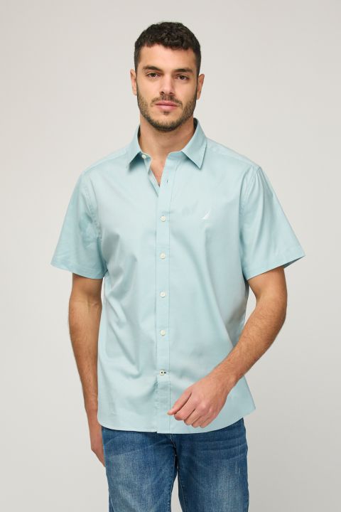 חולצת בד קצרה לגברים