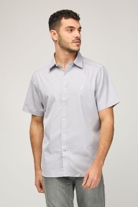 חולצה מכופתרת קצרה לגברים