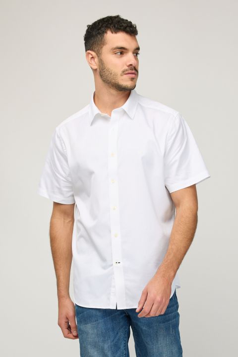 חולצת בד קצרה לגברים