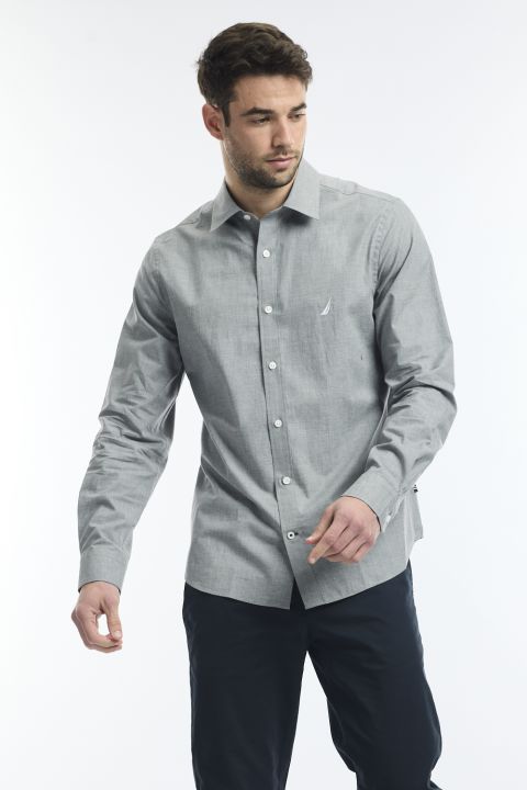 חולצה מכופתרת TAILORED FIT מסוגננת לגבר