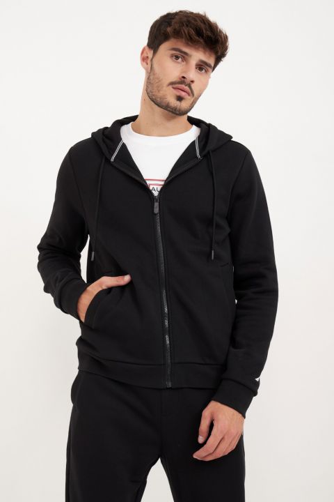 סווטשירט לגברים עם לוגו נאוטיקה מפרש - בד נעים במיוחד