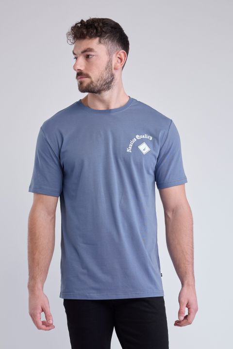 טי שירט עם שרוולים קצרים והדפס Nautica לגברים