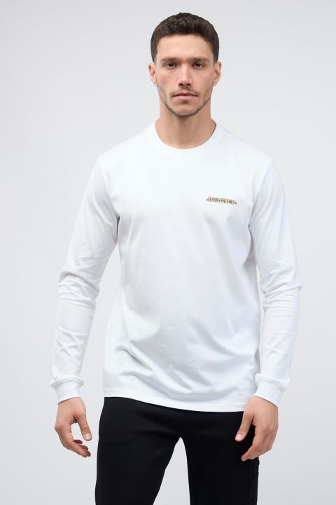 טי שירט ארוכה עם לוגו Nautica לגברים