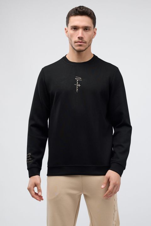 סווטשירט Nautica עם כיתוב לגברים