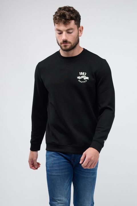 סווטשירט Nautica עם הדפס לגברים