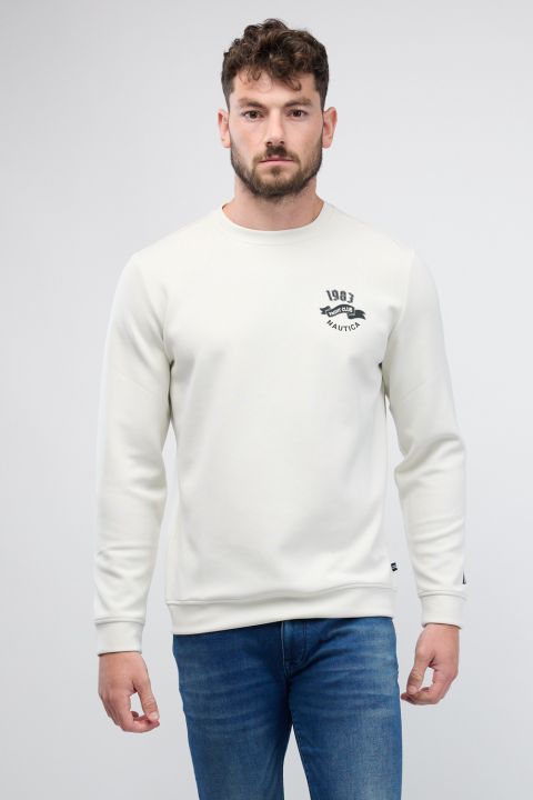 סווטשירט Nautica עם הדפס לגברים