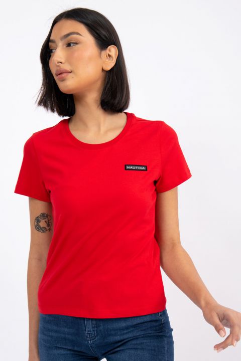 טי שירט עם אלמנט לוגו נאוטיקה