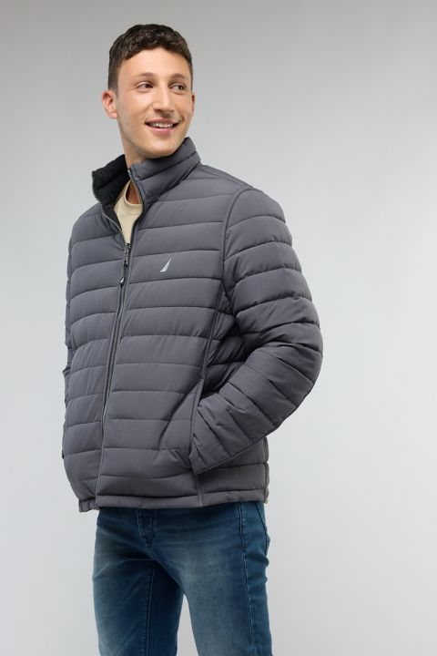 ג’קט פופר דו צדדי Nautica לגברים