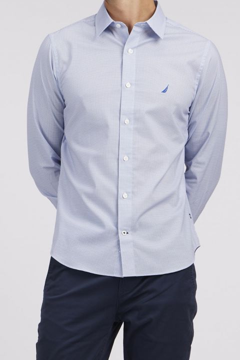 חולצה מכופתרת TAILORED FIT בדוגמת עיגולים