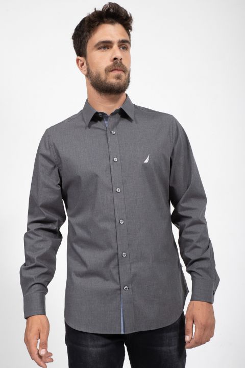 חולצה מכופתרת לגברים Nautica בגזרת TAILORED FIT