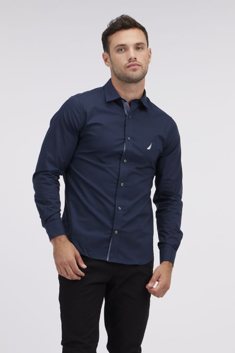 חולצה מכופתרת לגברים Nautica בגזרת TAILORED FIT